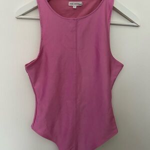 Good American Pink Sleeveless Top